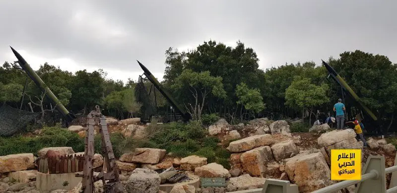 טילים של חיזבאללה מכוונים לעבר ישראל