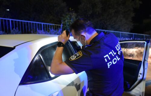 כוח משטרה סמוי של היחידה המרכזית במחוז צפון, שפעל אמש ביישוב מע'אר, זי...