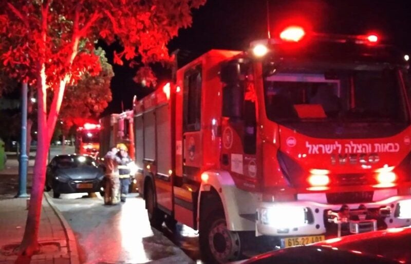 חיפה: שריפה פרצה במבנה בעיר, הכניסה לביה”ח כרמל נחסמה