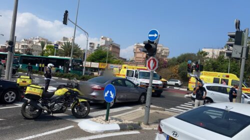 תאונת דרכים בקריית ביאליק