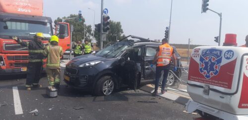 תאונת דרכים בכביש 40