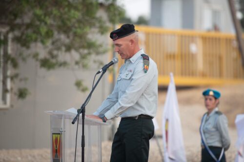 טקס חילופי מפקדי עוצבת פלדה