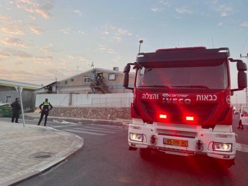 שריפה במתחם BIG באילת