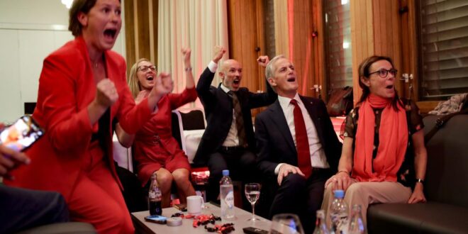 נורבגיה: מהפך בשלטון – מפלגות המרכז- שמאל צפויות להרכיב את הממשלה הבאה