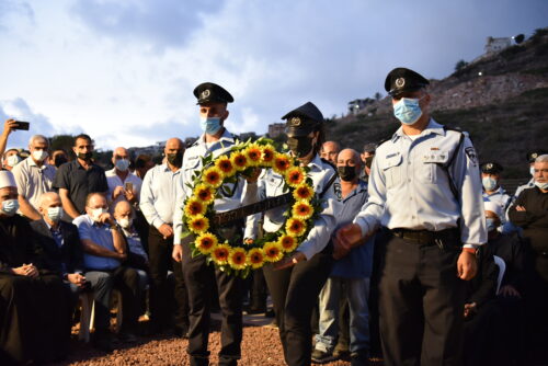 הובא למנוחות רס״ר חוסאם סג׳ייר ז"ל שנרצח באירוע הדריסה בנהריה