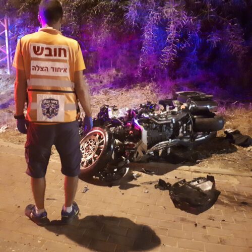 רוכב נהרג בכביש 40