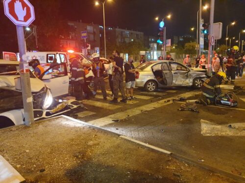 תאונת דרכים בקריית ביאליק