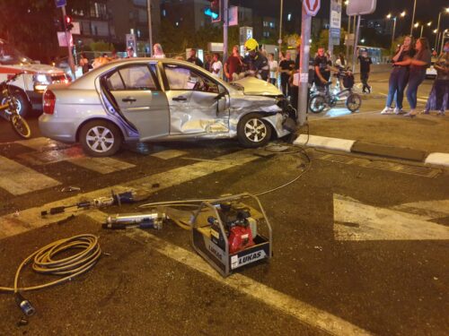 תאונת דרכים בקריית ביאליק