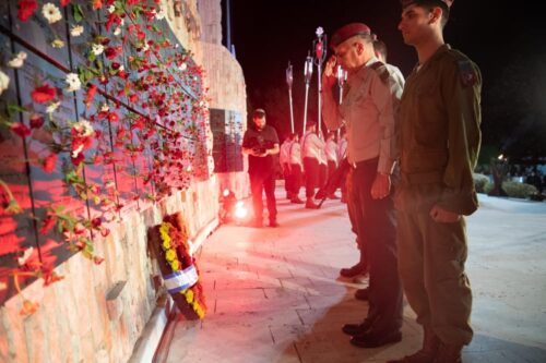 הטקס השנתי לזכר 1,579 חללי חטיבת הצנחנים