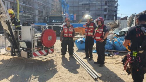 נקבע מותו של פועל הבניין שנפגע מחפץ כבד בקריית אונו