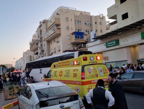 בן 8 נפצע בינוני מפגיעת רכב ברחוב יהודה הנשיא באשדוד