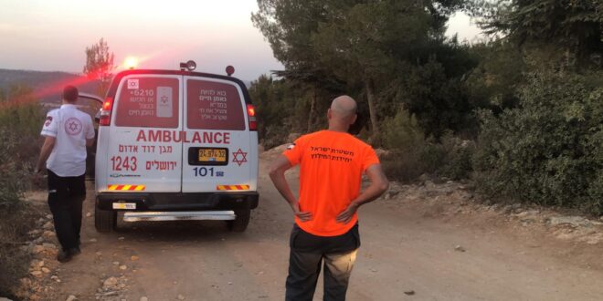 בן 12 פונה לבי"ח לאחר שנפל במהלך טיול נוער בהרי ירושלים, מצבו בינוני
