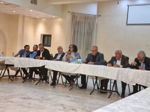 חברי הרשימה המשותפת נפגשים ברמאללה עם ששת הארגונים עליהם הכריז גנץ כארגוני טרור