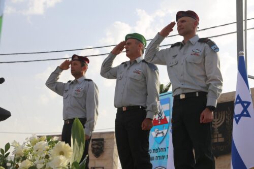 תת אלוף אבי בלוט נכנס לתפקיד מפקד אוגדת אזור יהודה ושומרון