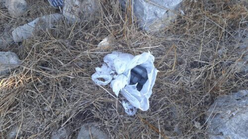 מטעני צינור שהחזיק תושב עוספיה בשטח פתוח