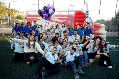 ירושלים: ראש העיר השתתף בהפנינג בהשתתפות בני נוער משבע תנועות נוער שונות
