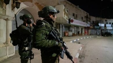 בפעילות לילית של צה"ל לסיכול תשתיות טרור ואמל"ח נעצרו תשעה חשודים