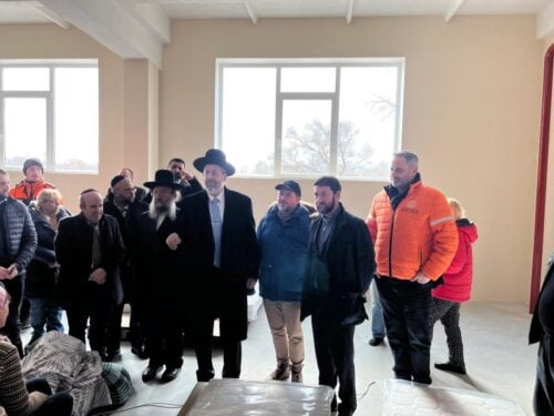 הרב הראשי לישראל פגש את מתנדבי 'איחוד הצלה' במולדובה 