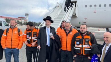 הרב הראשי לישראל פגש את מתנדבי 'איחוד הצלה' במולדובה