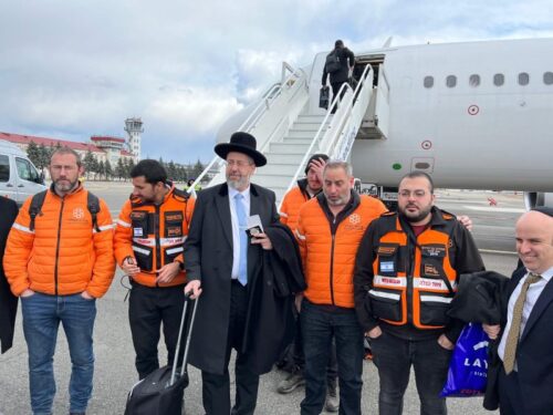 הרב הראשי לישראל פגש את מתנדבי 'איחוד הצלה' במולדובה 