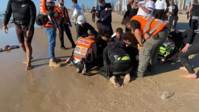 נתניה: גולשת רוח נפצעה בינוני בחוף פולג