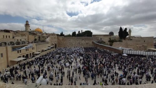 ברכת הכהנים בכותל: כעשרים אלף משתתפים בשני המעמדים
