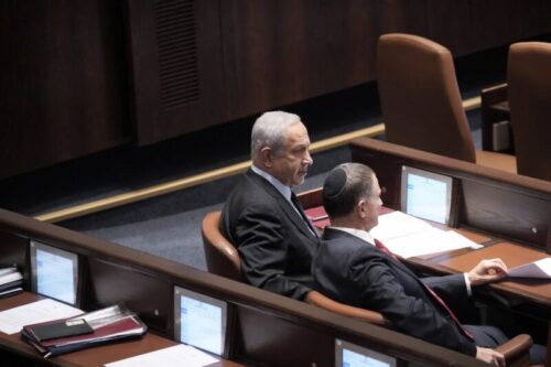 בנימין נתניהו - יולי אדלשטיין