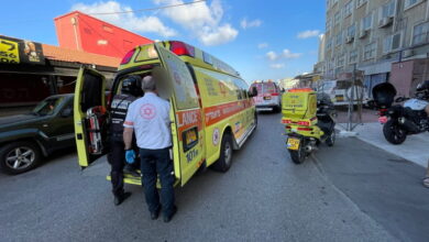 אירוע אלימות בחיפה: בן 45 הובהל לבית החולים רמב"ם עם פציעות חודרות