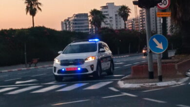ניידת משטרה - תל אביב