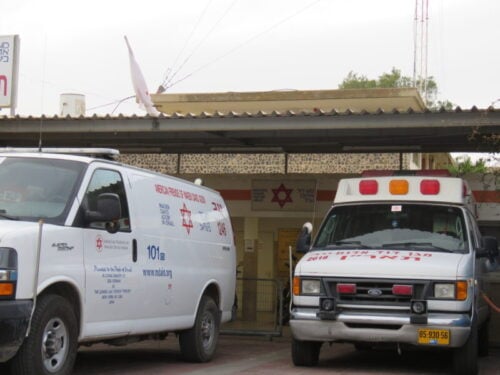 Ambulances Med"A Negev - Arad station