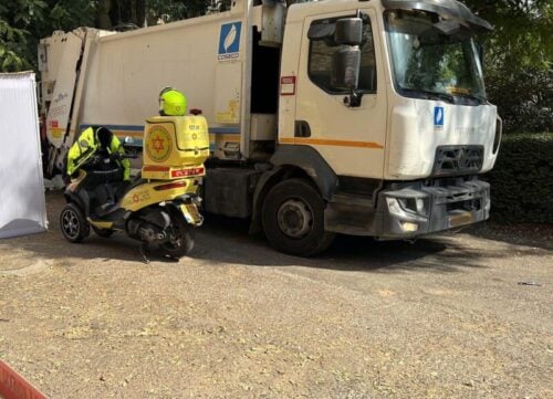 شاحنة قمامة - حادث مميت - رحوفوت