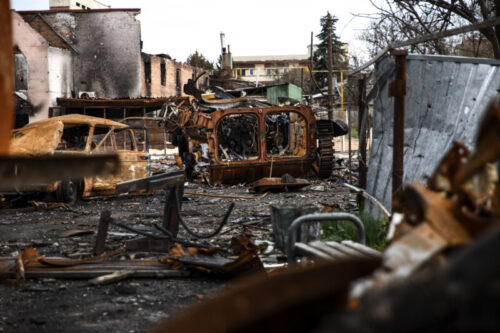 Russia - Ukraine war - ruins
