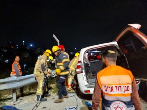 Car accident - Trapped - Firefighters - Rescue