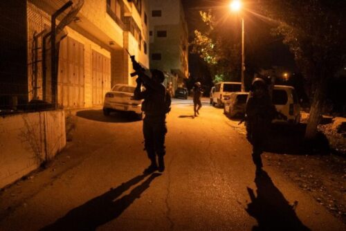 كاسر الأمواج - جنود جيش الدفاع الإسرائيلي"للمقاتلين - نشاط عملياتي - ليل
