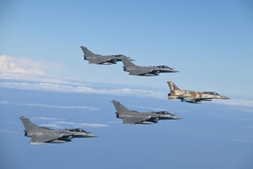 Air force - fighter plane - exercise