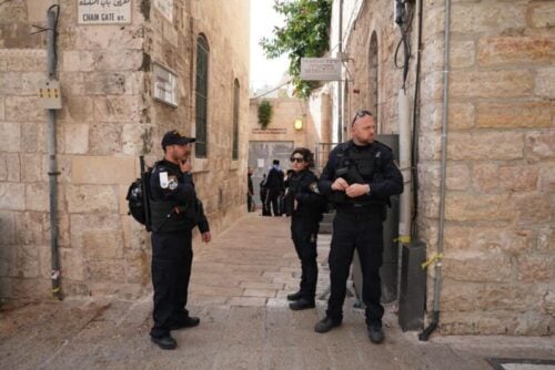 משטרת ירושלים - משטרה אילוסטרציה - רמדאן
