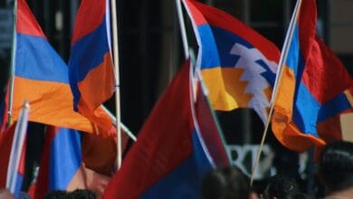 דגלי ארטסח - נגורנו קרבאך - ארמניה