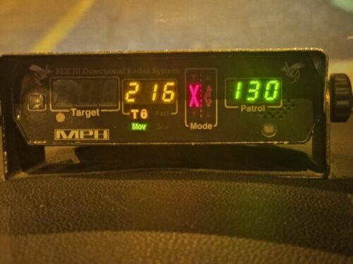 מהירות מופרזת - אכיפה - משטרת התנועה - 216 קמ"ש