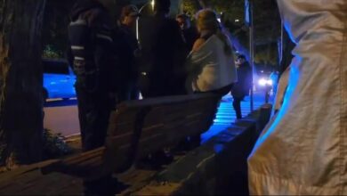הפגנה - מעצר - תל אביב - לילה