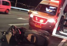 תאונת אופנוע - כביש 4